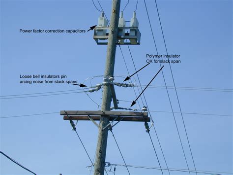 box that will make a noise on the electrical pole|electrical noise when arching.